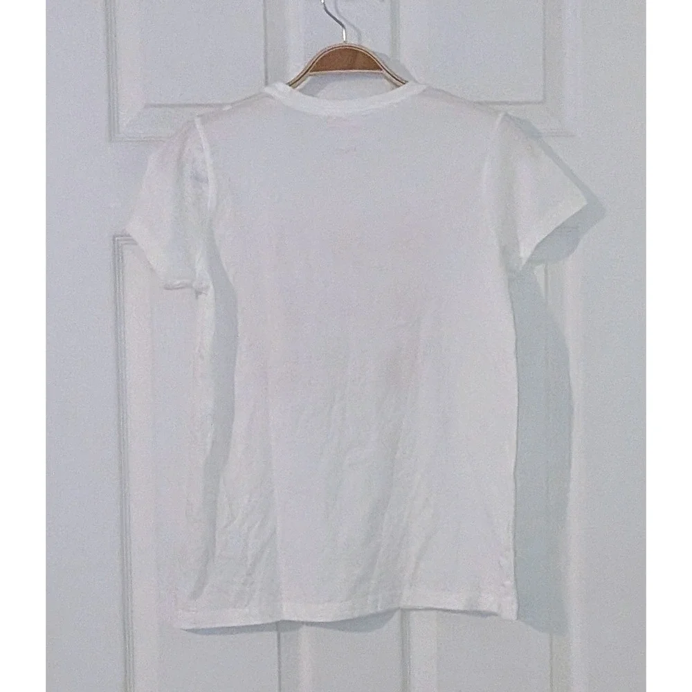 Crewcuts Kids XL 12-14 White Apple Print T‎ Shirt Cotton NWT $40